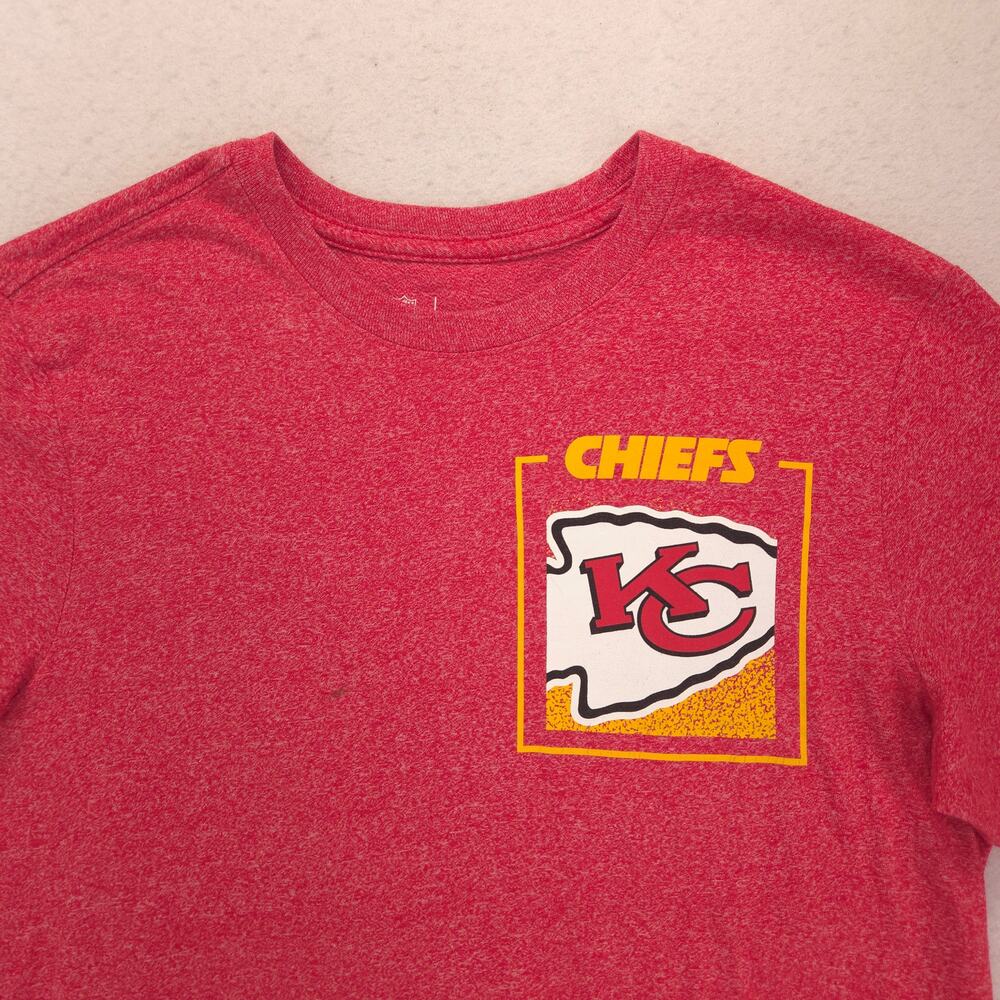 Nike Kansas City Chiefs Crew Neck Graphic Football Shirt Mens Size Medium M Red